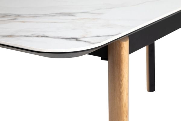 Стол раздвижной Combi Ceramic 140-180 Automatic Natur/Light marble_3