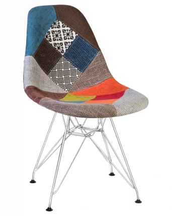 Стул обеденный DOBRIN DSR ножки хром Мозайка_0