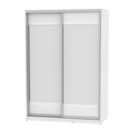 Шкаф-купе B-220х160х60-1(Белый-D10D10)_0