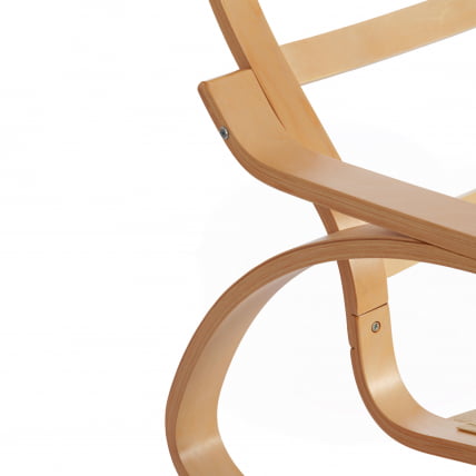 Кресло-качалка mod. AX3005 дерево береза, ткань: полиэстер/хлопок, 61х94,5х104 см, дерево: дуб #3, ткань бежевая 1501-4_8