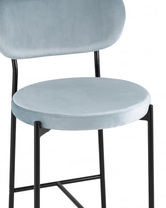 Cтул полубарный Барбара NEW Серо-голубой_1