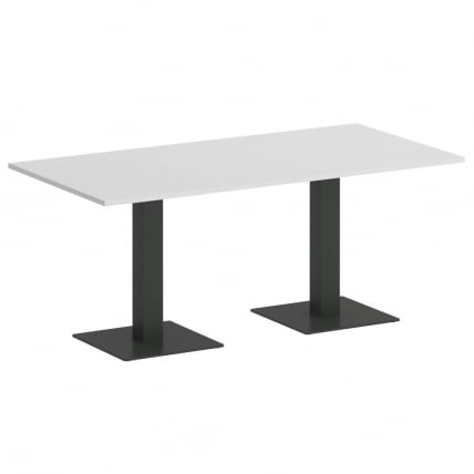 Стол прямоугольный HOME OFFICE VR.SP-5-180.2 Белый/Антрацит металл_0