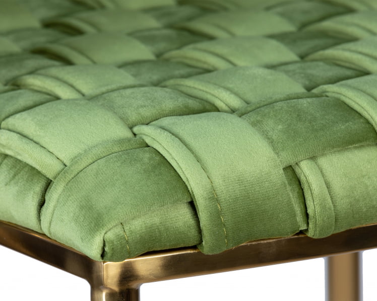 Стул барный DOBRIN EMMA GOLD (зеленый велюр (VF-08))_6