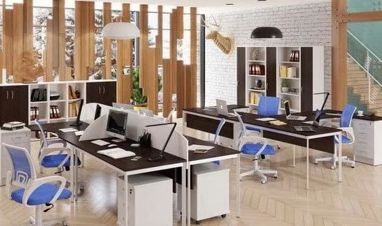 Стол эргономичный IMAGO-S CA-1S(L/R) венге магия белый полуматовый_1