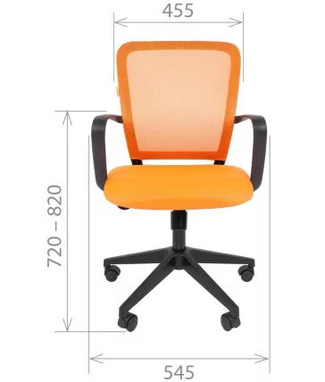 Кресло для оператора Chairman 698 black TW Синее_3