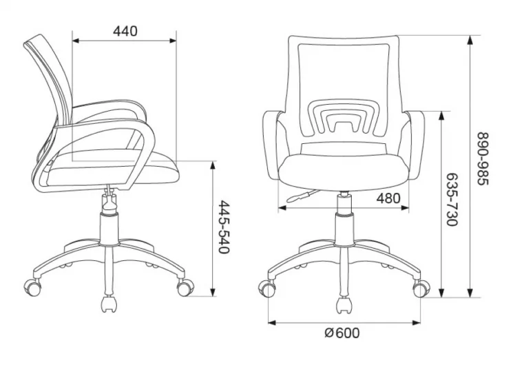 Кресло офисное Бюрократ CH-695NLT/BLACK_11