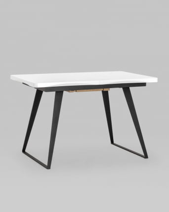 Стол обеденный Йорк раскладной 120-160 Белый_1