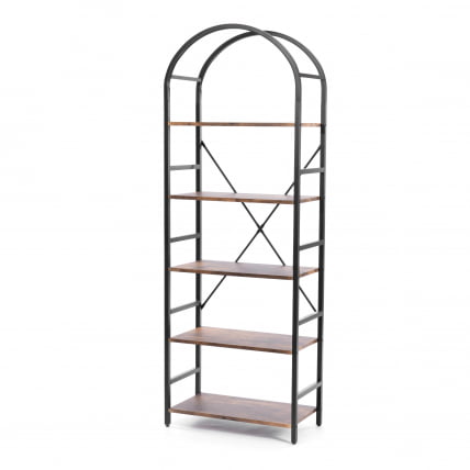 Стеллаж WS-03 60x30x166 см, burnt_2