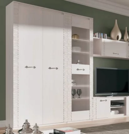 Шкаф двухдверный Элана Бодега белая_1