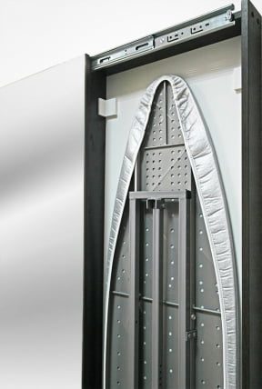 Шкаф со встроенной гладильной доской Iron Slim (левый, купе) Венге_9