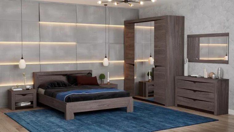 Шкаф для одежды Лючия 33.02 Ясень анкор темный Венге_3