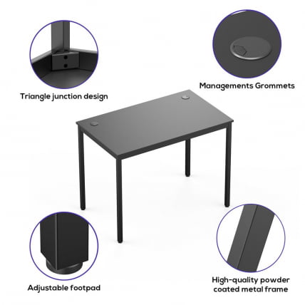 Стол письменный Eureka ERK-CD-039B-V1 Black_4