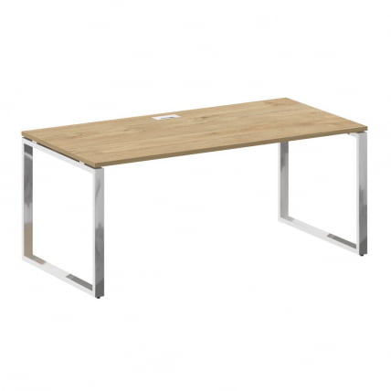 Стол руководителя прямой без тумбы SHIFT SK.SR-180 Тиквуд Светлый/Капучино_0