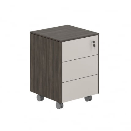 Тумба мобильная Atlas NZ-0214.BT.GS Бренсон Трюфель Серый камень_0