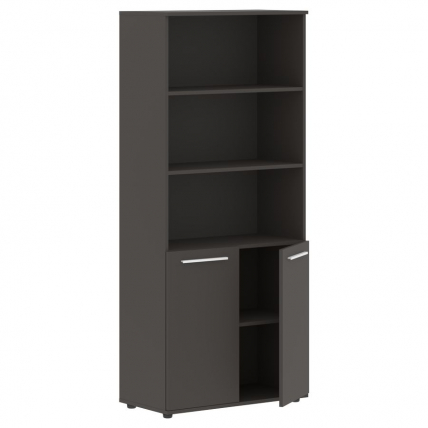 Шкаф с одним комплектом глухих малых дверей EDIS EHCS 85.5 Мокко Белый Мокко_1