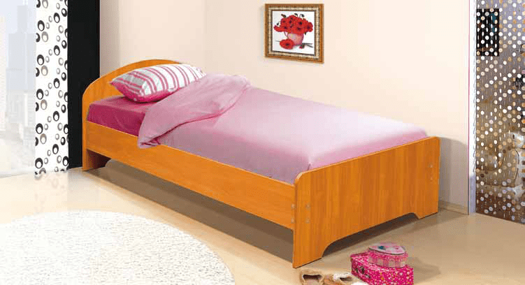 Кровать 900 х 1900 с низкой ножной спинкой Анкор светлый_0