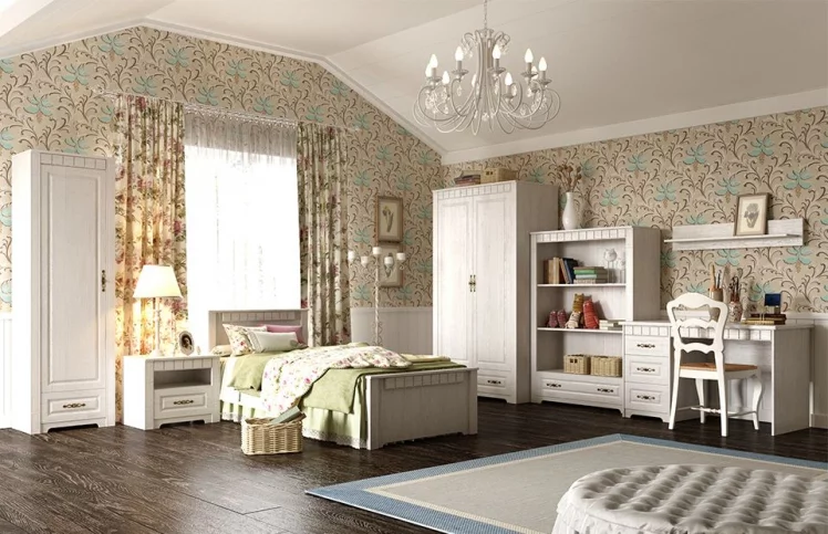 Детская Прованс Бодега белая Патина премиум_0