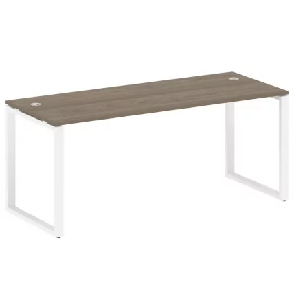 Стол письменный на О-образном м/к METAL SYSTEM БО.СП-5 Вяз/Белый_0