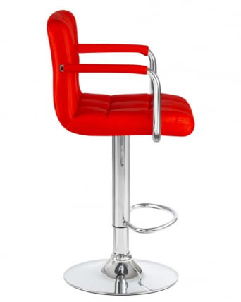 Стул барный DOBRIN KRUGER ARM (красный) 2 шт_3
