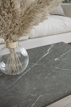 Стол журнальный Инсайд Черный мрамор / Черный_3