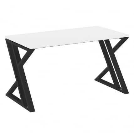 Стол рабочий LOFT VR.L-SRZ-3.7 Металл черный Белый Бриллиант_0
