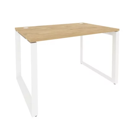 Стол рабочий на О-образном м/к ONIX O.MO-SP-2.8 Тиквуд Светлый/Белый_0