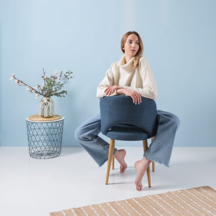 Стул Ларс Грей/Черный / Lars_4