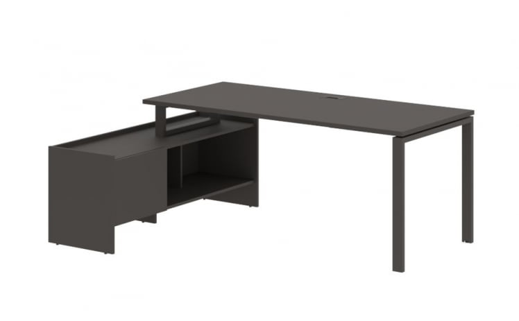 Стол с тумбой EDIS EUCT 19814 Мокко_0