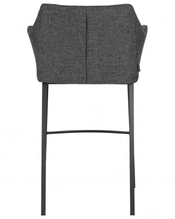 Стул барный DOBRIN LUCAS (серая ткань (F-22))_4
