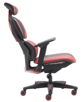 Кресло геймерское Everprof Tiger Экокожа Красный_2