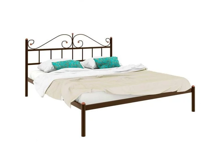 Кровать Диана 1400х1900 Коричневая_0