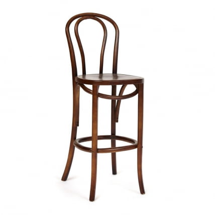 Стул THONET CLASSIC BAR CHAIR (mod.СE6069) дерево вяз, 43*50.5*111, Темный Орех (№5)_0