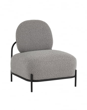 Кресло Стоун 1 ткань букле Серый_0