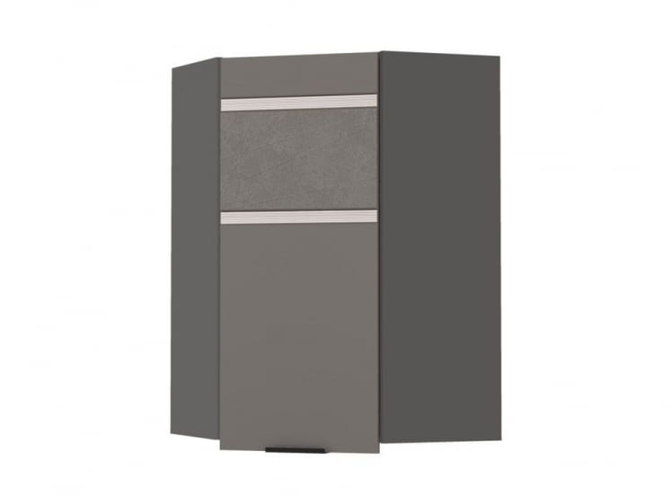 Шкаф угловой Грейс 105.20 правый Оникс Кубанит_0