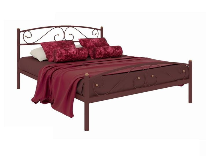 Кровать Вероника 1200х1900 Медная_0