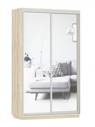 Шкаф-купе двухдверный Экспресс Дуо Экспенс 1200х2200h Дуб сонома_0