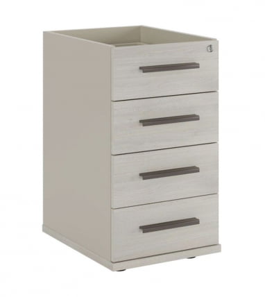 Тумба приставная без топа 4 ящика New Line NLN36330521 Дуб шамони светлый_0