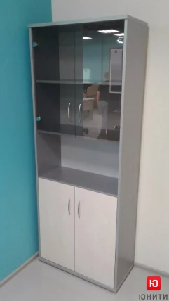 Шкаф СТ-1.4 Клен/металлик_1