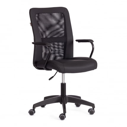 Кресло STAFF кож/зам/ткань, черный, 36-6/W-11_0