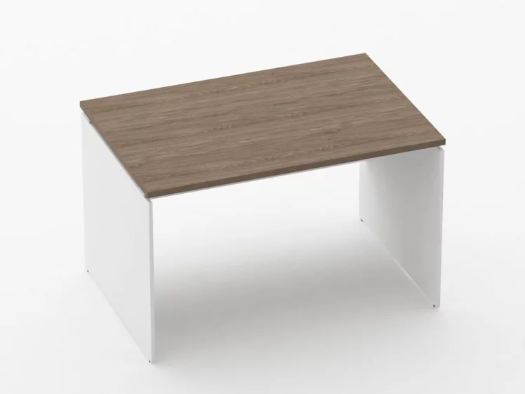 Стол прямой Deka ЛДСП каркас 75.08.12 Дуб Верцаска/Белый_0