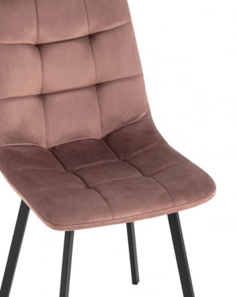 Стул Chilly велюр пыльно-розовый 4 шт._7