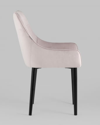 Стул Джоан велюр Светло-розовый_2