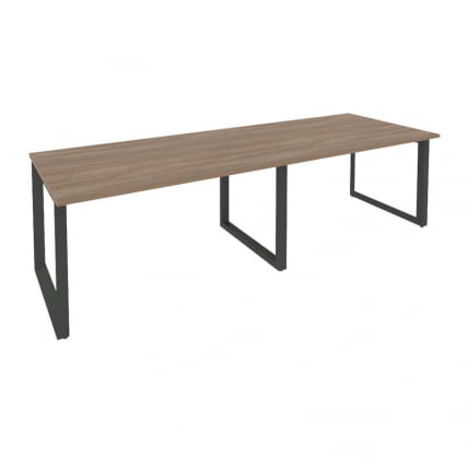 Стол переговорный (2 столешницы) ONIX O.MO-PRG-2.3 Дуб Аризона/Антрацит_0