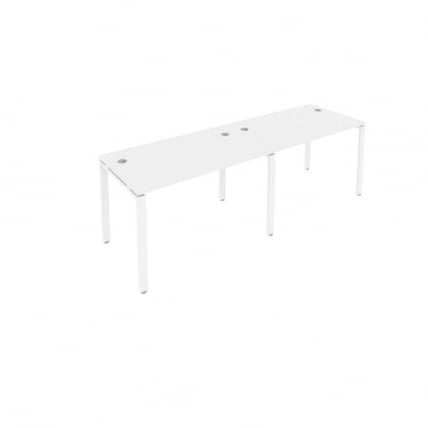 Рабочая станция на 2 раб.места Metal System Б.СМ-2.2 Белый_0