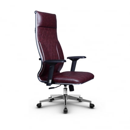 Кресло руководителя Metta L 1m 44M/4D Комплект 3 Бордовое_1