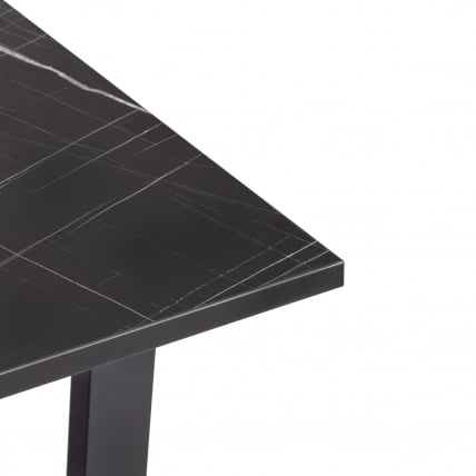 Стол COSTA ЛДСП/HPL/металл, 120 х 80 х 75 см, Гранит темный/черный_4