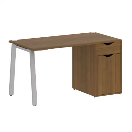 Стол письменный HOME OFFICE VR.SP-3-138.1.A Орех Гварнери/Серый металл_0