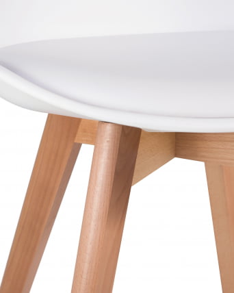 Стул обеденный ДОБРИН ДЖЕРРЙ СОФТ Белый В-02 / DOBRIN JERRY SOFT W-02_7