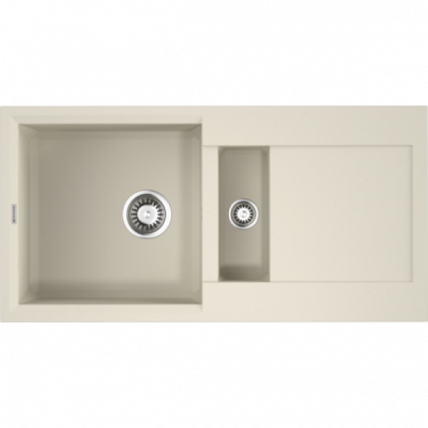 Мойка Omoikiri Sakaime 86-2-Ev Tetogranit/Эверест_0