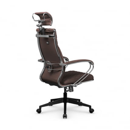 Кресло руководителя Metta L 2c 44C/K116 Infinity Easy Clean (MPES) Комплект 6 Темно-коричневое_3